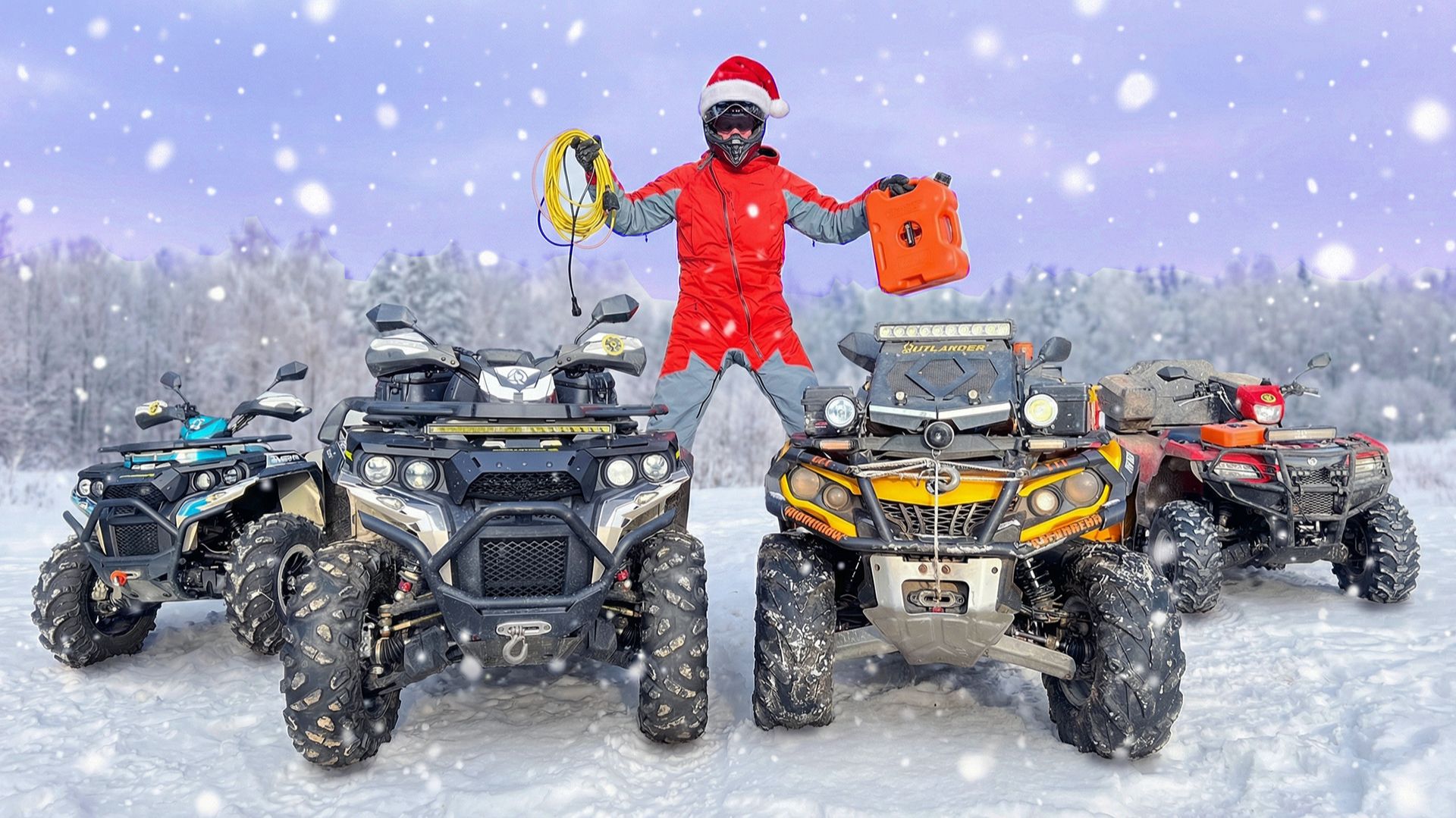 ЭЛЕКТРО vs ДВС! Большая битва квадроциклов! BRP vs ELIQ! смотреть онлайн