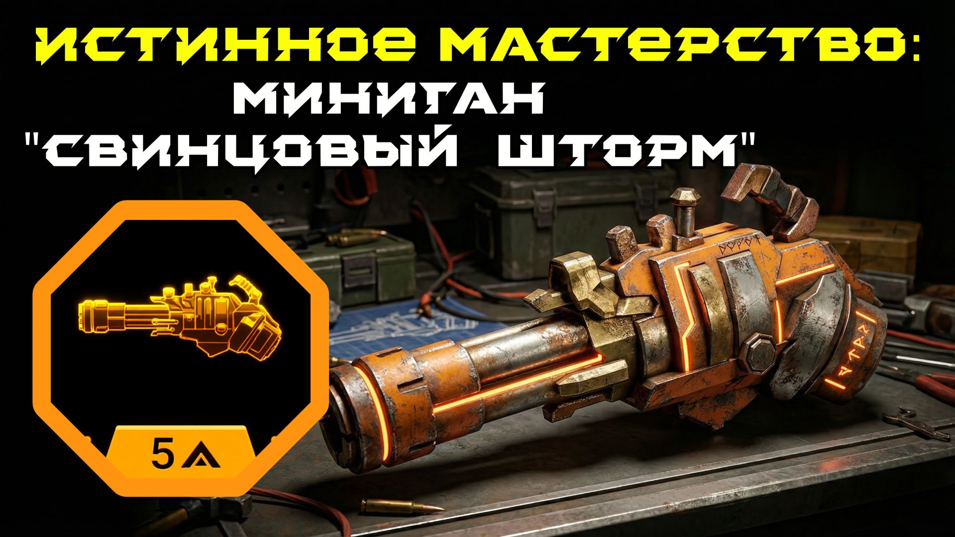 Deep Rock Galactic: Survivor. Истинное мастерство: Миниган "Свинцовый шторм". Опасность 5 смотреть онлайн