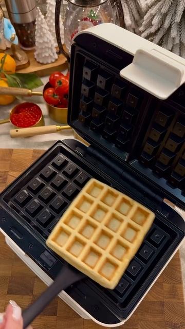 Новогодние вафли) рецепт рецепты вкуснопростоибюджетно healthyfood aesthetic foodie еда смотреть онлайн