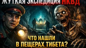 Жутка экспедиция НКВД: что нашли в пещерах Тибета и почему скрывают? Страшные Истории на ночь. Ужасы