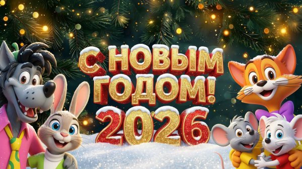 С Новым годом 2026 | Новогодняя песня и поздравление для детей