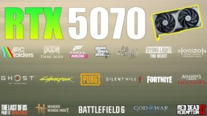RTX 5070 12gb game test in 2025