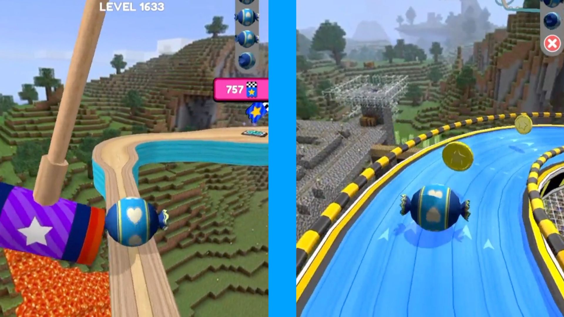 Going Balls Super Speed run Gameplay New Update Level 1633 to 1635 Race Portal run смотреть онлайн