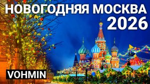 Новогодняя Москва 2026  НЕ пропустите новогоднее волшебство Москвы! Новый год 2026