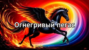 Песня "Огнегривый пегас". Стих Анны Шамариной Гусевой.
