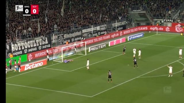 Боруссия М-Фрайбург/Обзор матча смотреть онлайн