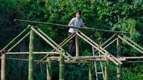 Как построить плавучий дом на воде за 10 дней, используя древние вьетнамские технологии. смотреть онлайн