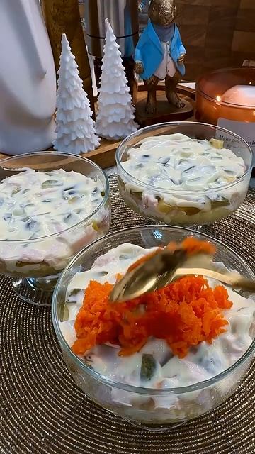 Салат «БУСЫ НА СНЕГУ» рецепт вкуснопростоибюджетно легкиерецепты смотреть онлайн