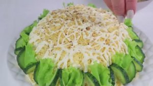 Шикарный Салат "Зимний Сад" на НОВЫЙ ГОД! Ваши гости будут в Полном Восторге! 🎉🌲🌲🌲