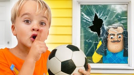 Дети пытаются подружиться с соседом! смотреть онлайн