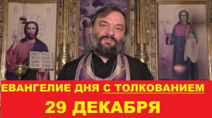 Евангелие дня 29 декабря с толкованием. Священник Валерий Сосковец