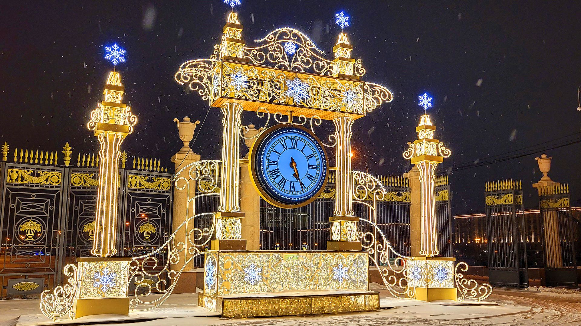 Новогодняя Москва: Парк Горького смотреть онлайн