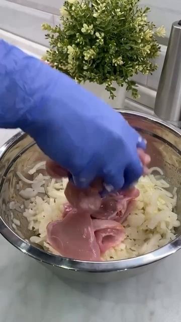 Куриный шашлык в духовке 😋