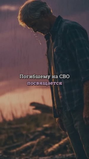 Погибшему на СВО посвящается