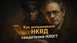 Как НКВД допрашивало свидетелей НЛО: архивы, от которых стынет кровь! Мистика, Страшные Истории