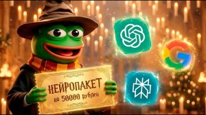 ХАЛЯВА ГОДА: НЕЙРОПАКЕТ ЗА 50.000₽! (лучший подарок на НГ)