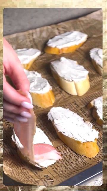 Брускетты с беконом смотреть онлайн