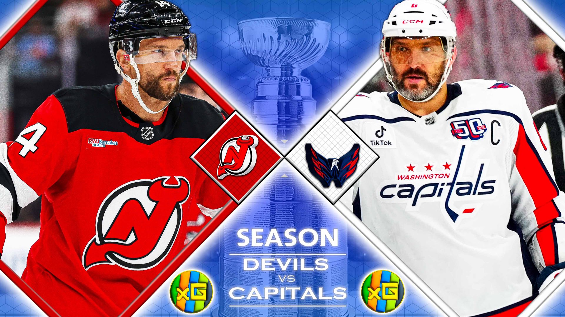 Нью‑Джерси - Вашингтон | НХЛ | 28.12.2025 | Прямая трансляция | xG смотреть онлайн