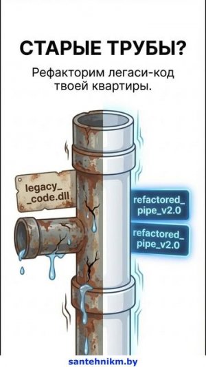 Критическая ошибка 500 канализация  Посмотри рилс и узнай кто чинит такие баги 24на7