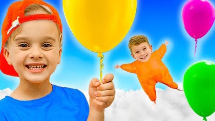 Сколько шариков нужно чтобы улететь в космос! смотреть онлайн