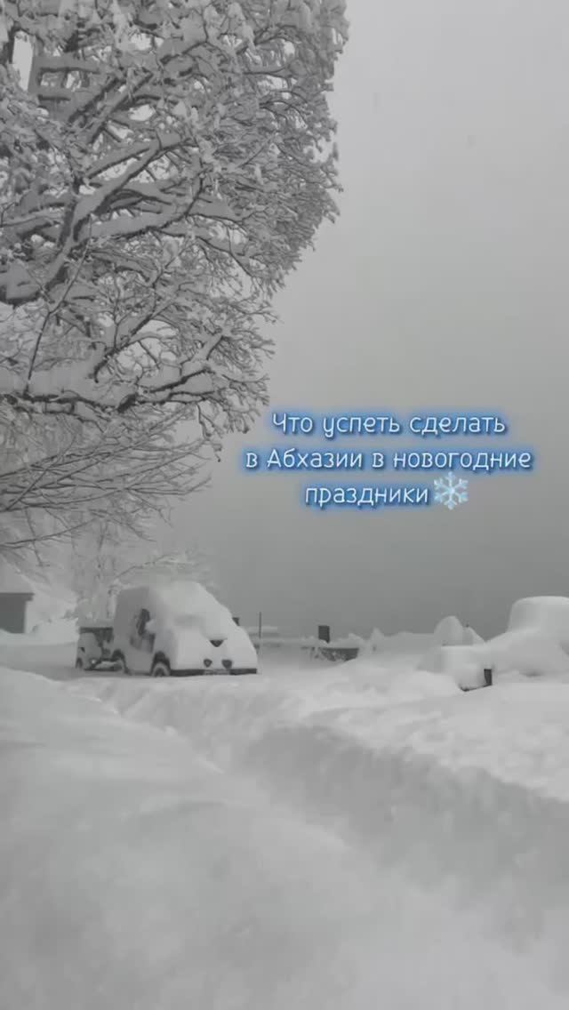 Что успеть сделать в Абхазии в новогодние праздники смотреть онлайн