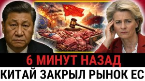 «НЕТ» свинине из ЕС; Китай утвердил пошлины до 19,8% и дал жёсткий сигнал Европе?