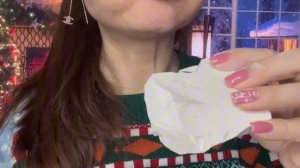 АСМР праздничный хруст мокрым мелом🎉🎁🎄🥳