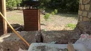 22,23 августа 2025 г. Дом и печь полностью разобраны, дерево спилино)