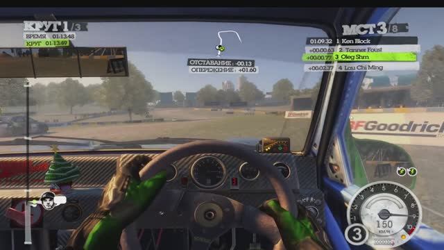 Colin McRae. Dirt 2 Руль. Logitech Driving Force GT