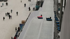 На Урале открыли самую большую ледяную горку в России