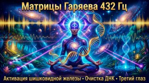 Матрицы Гаряева 432 Гц | Третий Глаз, Очистка ДНК, Сознание и Фокус