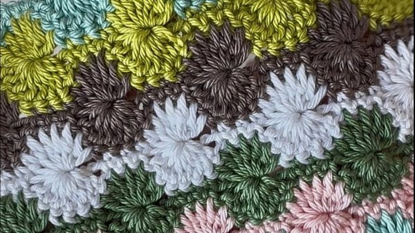 Этот узор крючком влюбляет с первого ряда 💥 | Вяжем вместе