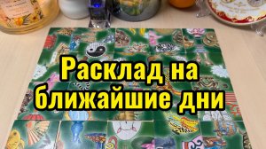 Расклад на ближайшие дни