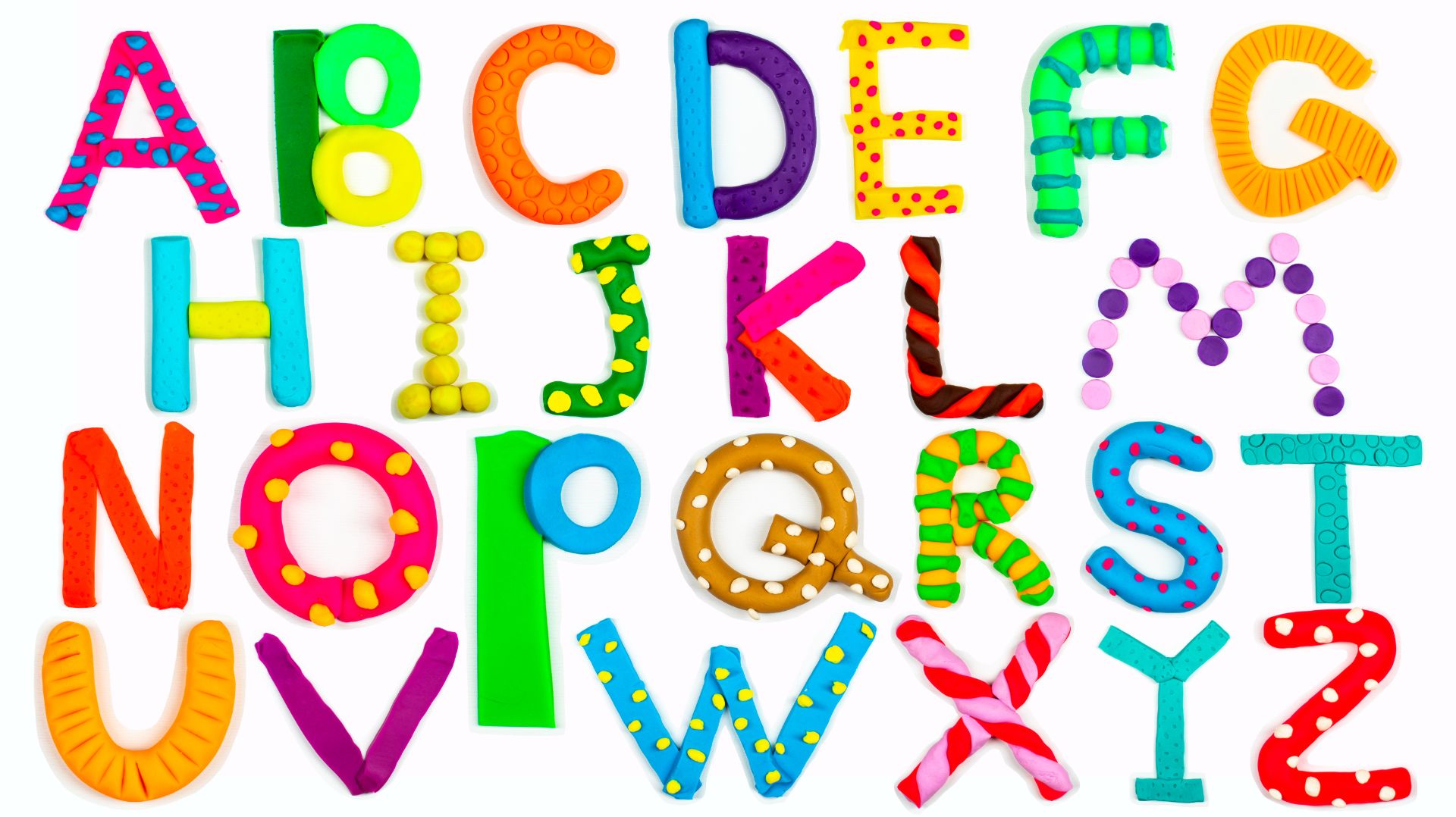 Весёлые Английские Буквы из Пластилина. смотреть онлайн