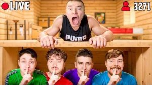 [Домер] Я заставил Ютуберов ПРОЖИТЬ 100 дней под домом стримера в майнкрафт