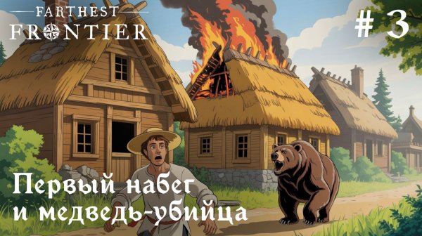 Первый набег, перепланировка и медведь-убийца // Farthest Frontier // Серия 3