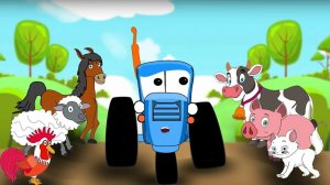 Синий Трактор! Игры Для Детей! Корм Для Животных!