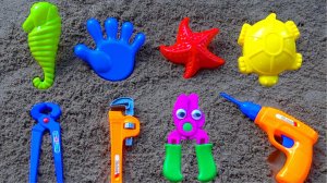 Ладошки | Игрушечные Детские Инструменты | Учим Названия Цветов | Развивающий мультик