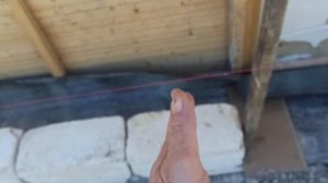 16,17 сентября 2025г.Строю стенку к пристройке.