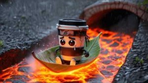 Балерина Капучина спасает малыша Ассасино Капучино из раскаленной лавы