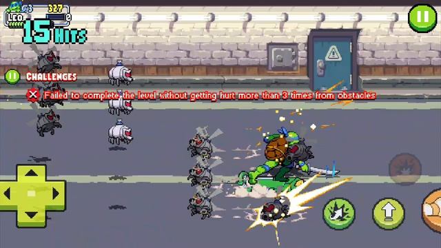 TMNT Shredder's Revenge 4 миссия смотреть онлайн