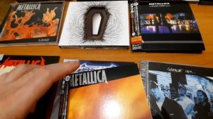 Моя маленькая коллекция дисков METALLICA и ещё покупка.