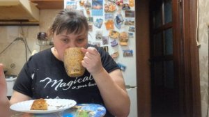 мукбанг приехала домой ужин распаковка чек