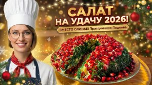ЭТОТ САЛАТ ПРИНЕСЕТ УДАЧУ В 2026 ГОДУ! 🐎 Салат "Подкова" — Сметут первым!
