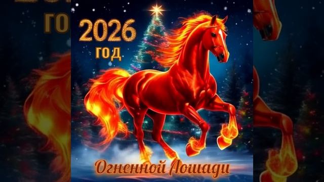 2026 год Огненной Лошади. С новым годом! 31 декабря \ 1 января смотреть онлайн