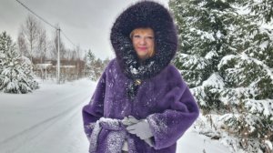 Выгуливаю новую шубку!!!