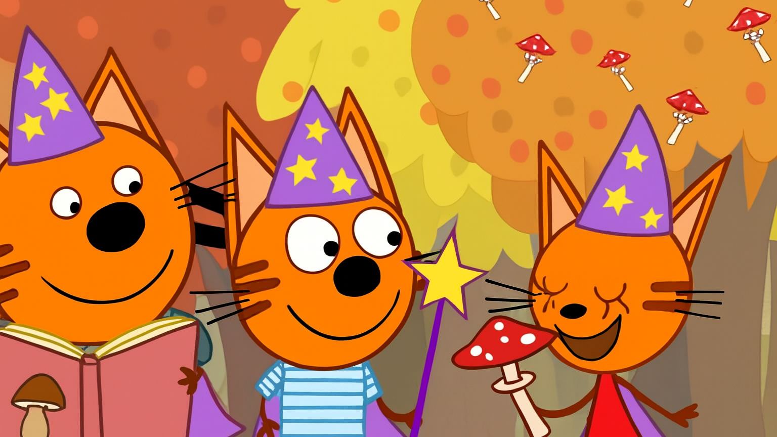 Три Кота — Мультфильм для Детей | Раскраска Учим цвета | Три Кота Мультик Смотреть |Развивающая Игра смотреть онлайн