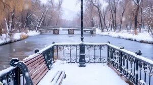 Падал белый снег