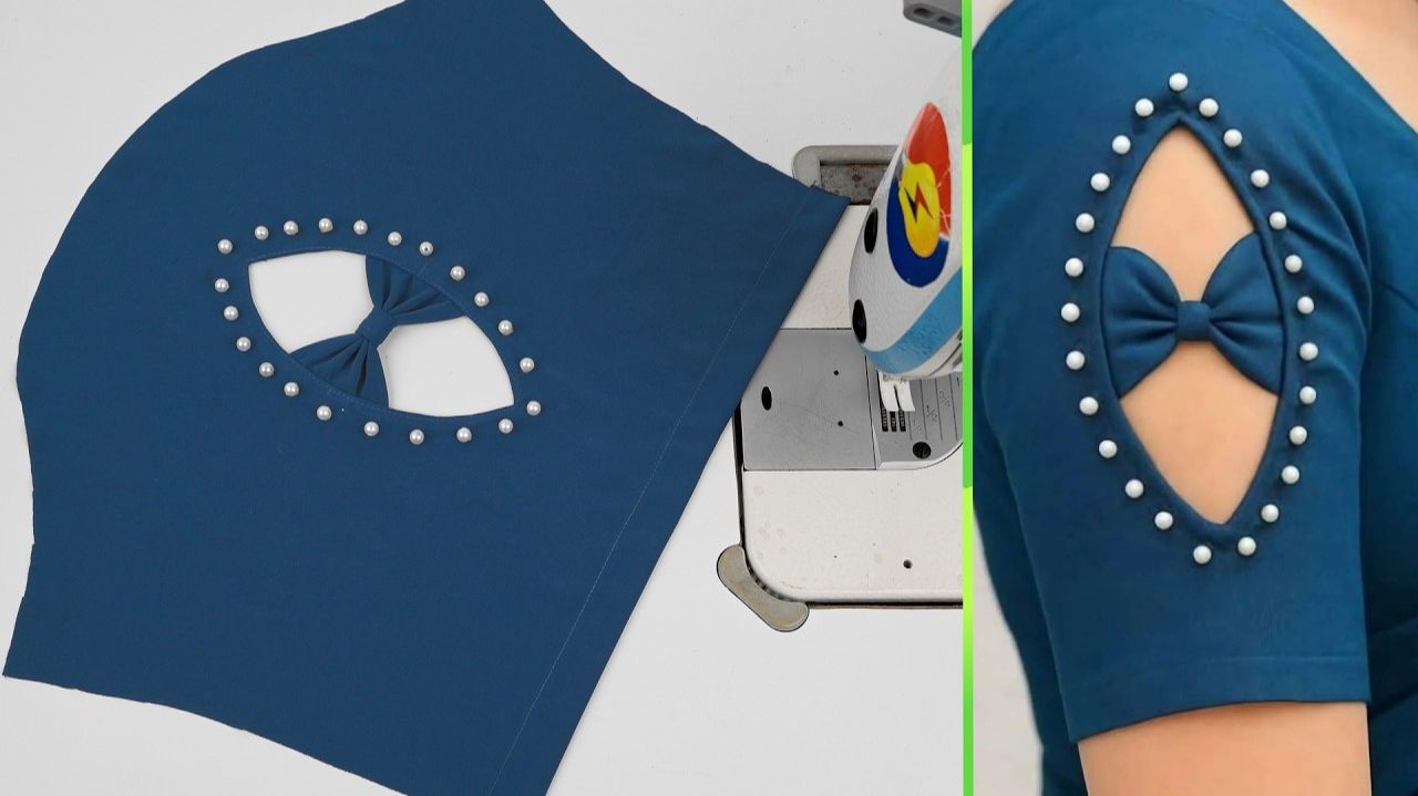 Декор рукава с бантиком смотреть онлайн