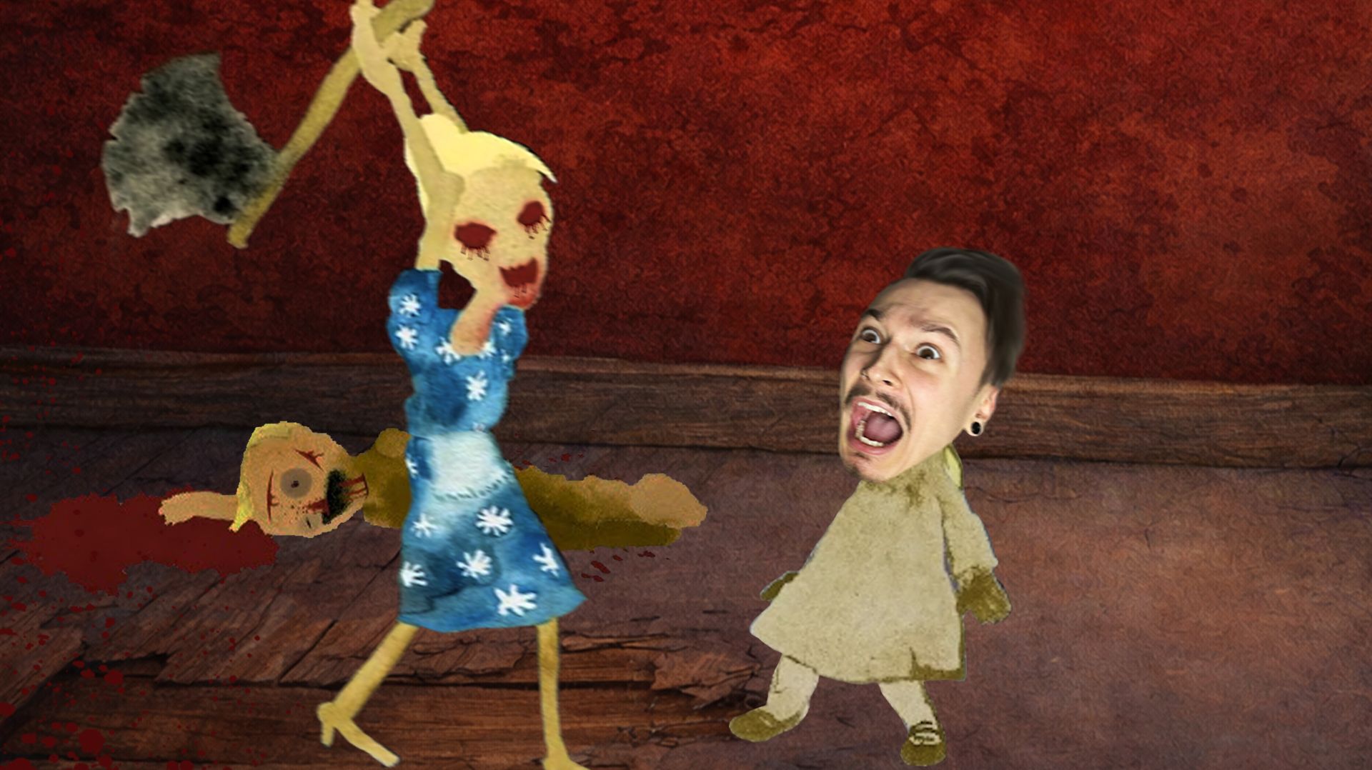 МАМА ПРИШЛА В КОМНАТУ С ТОПОРОМ... (Gretel & Hansel REMAKE) смотреть онлайн